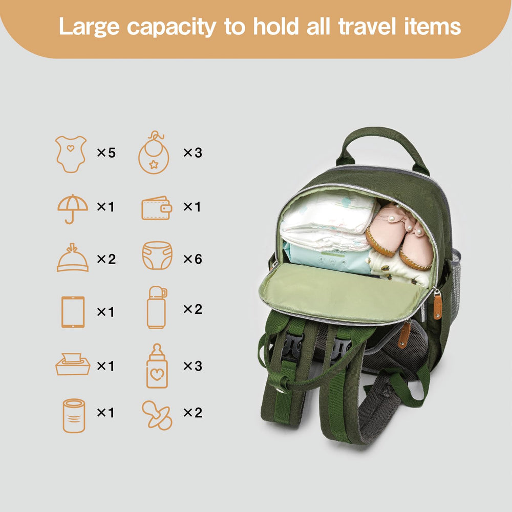 Cutblajat diaper bag backpack padded straps boost comfort during long outings