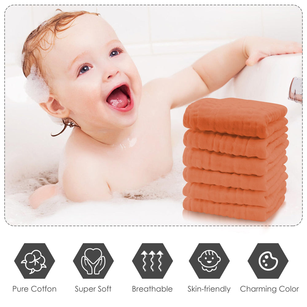 Cute Castle 12x12 washcloth close-up, highlighting absorbent cotton for quick bath cleanup.