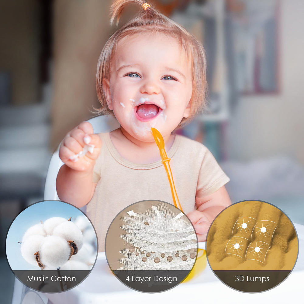Cute Castle baby washcloths gentle for sensitive skin.