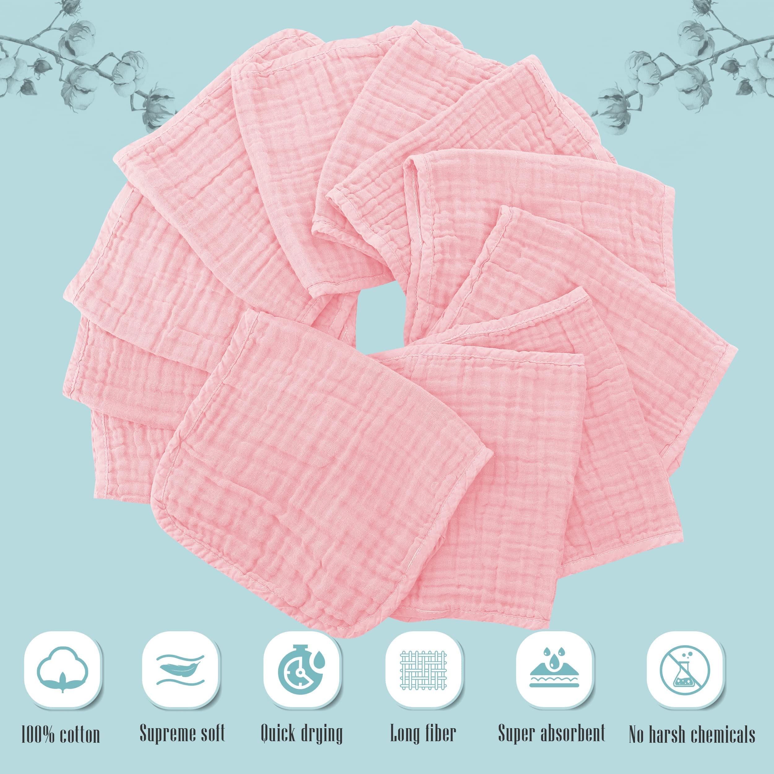 Cute Castle 20x10 inch burp cloth in use offering wide coverage during feeds