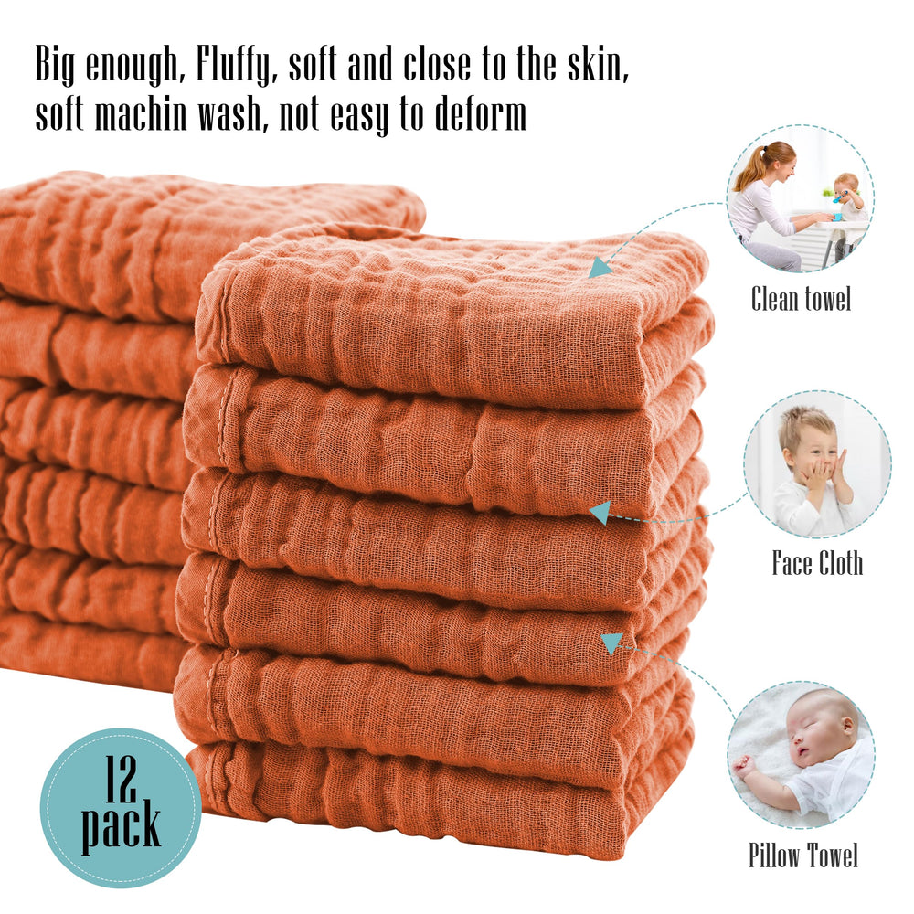 Cute Castle unisex burp cloths, easy to wash and durable for daily use.