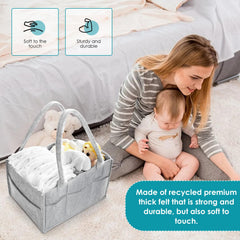 Cute Castle car organizer keeps baby items within reach during trips.