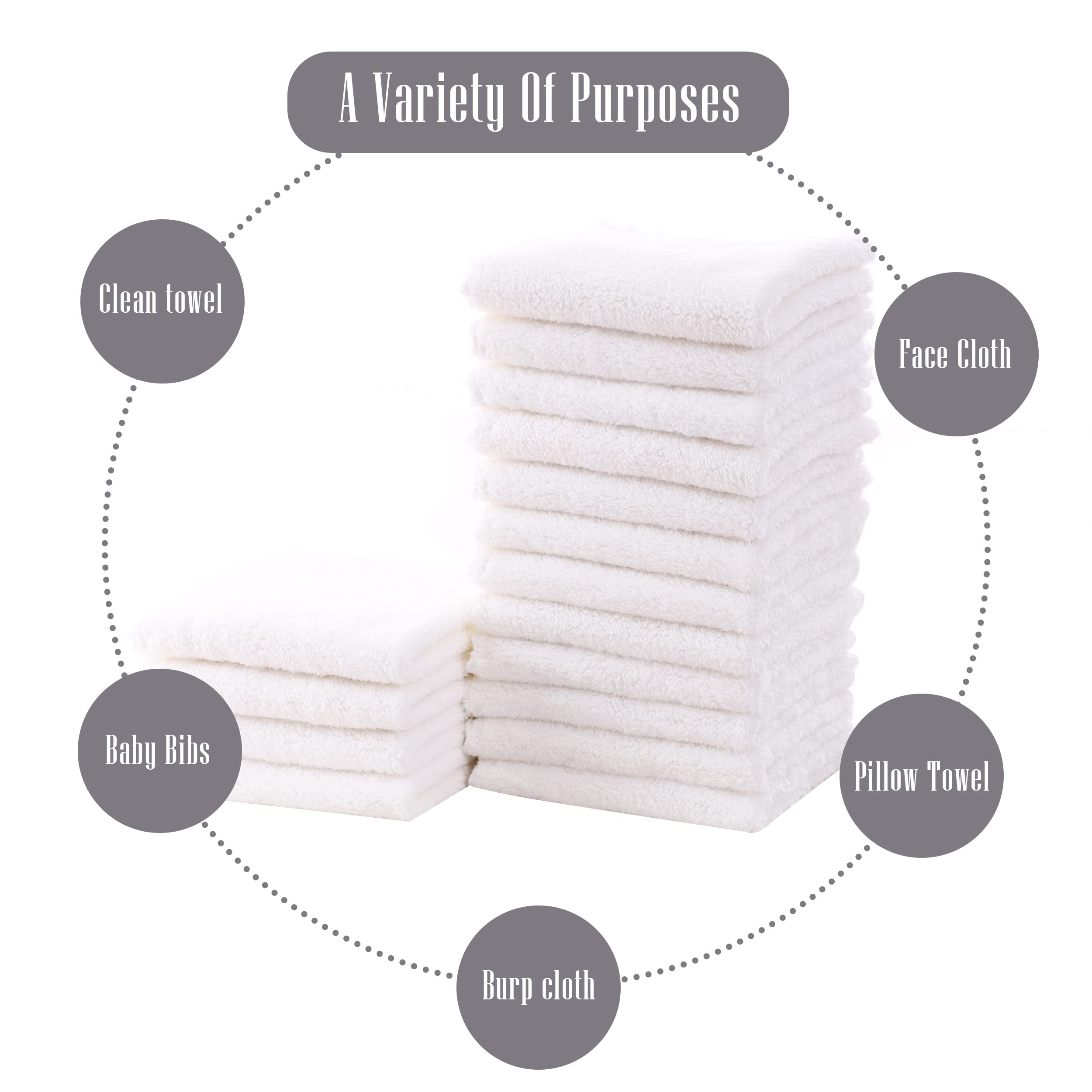 Cute Castle face and body washcloth for gentle cleansing.