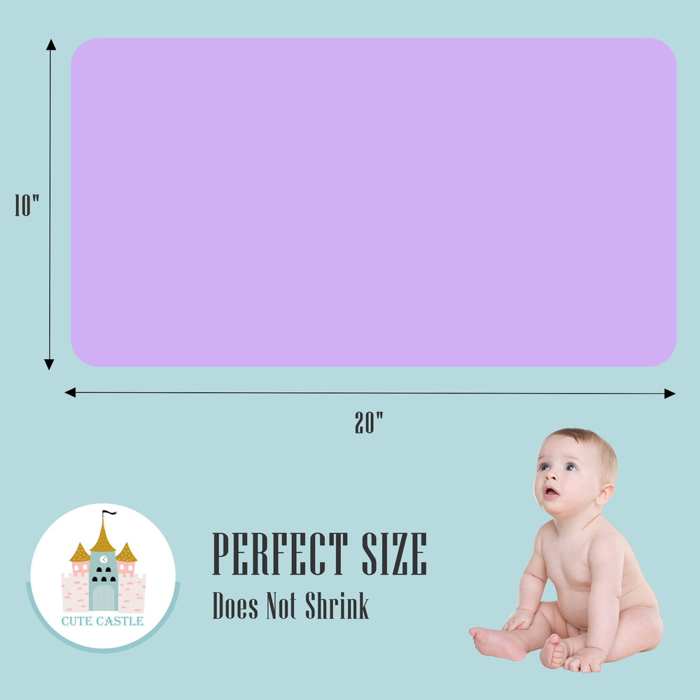Cute Castle 24-pack offers durable, easy-care burp cloths.