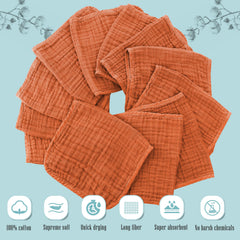 Cute Castle muslin burp cloths offering soft touch and multi-use versatility.