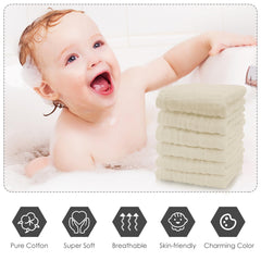 Cute Castle soft and absorbent muslin washcloths ideal for bath time