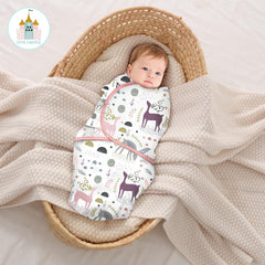 Cute Castle close-up of soft breathable cotton fabric for sensitive skin