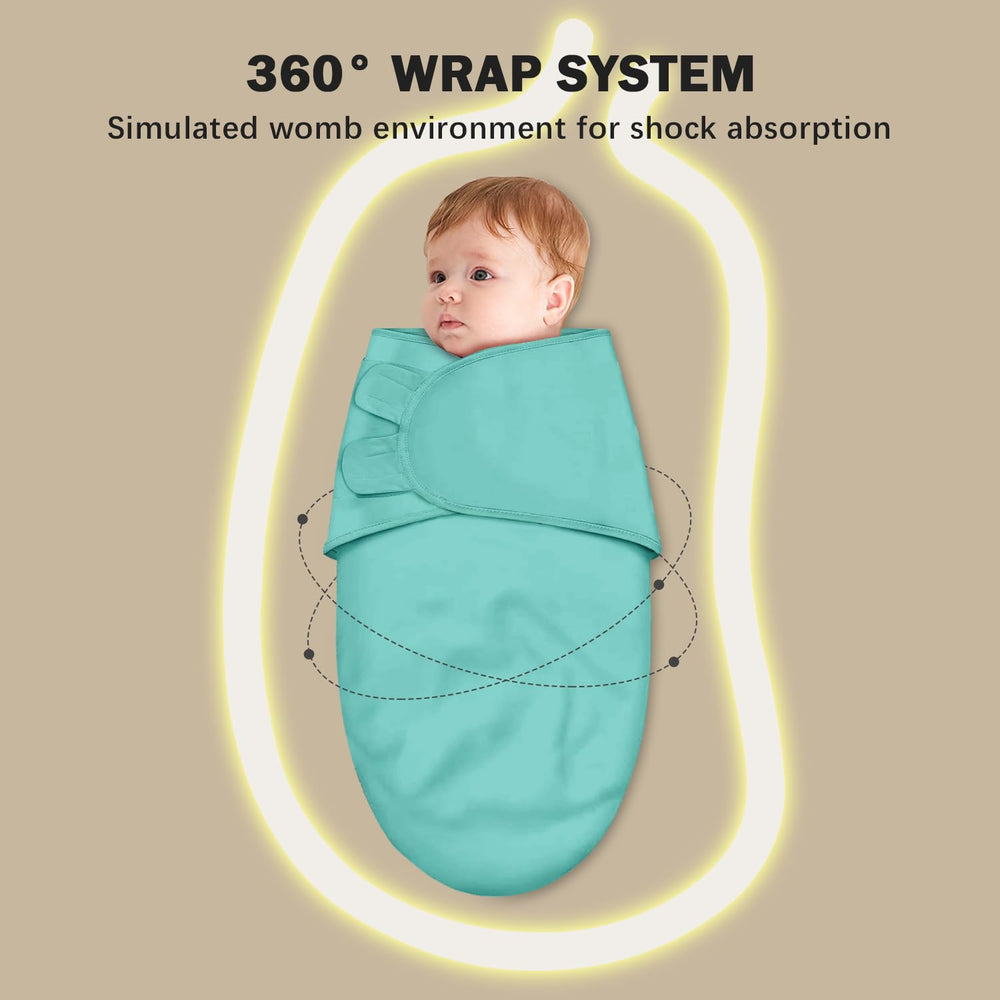 Cute Castle Swaddle Sack green color illustrating nursery-friendly style and versatility
