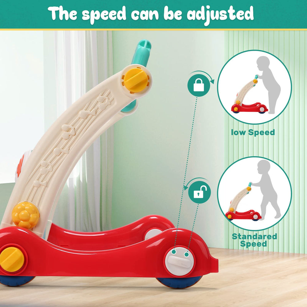 Cute Stone Baby Gym detachable rattles promote grasping and cognitive play.