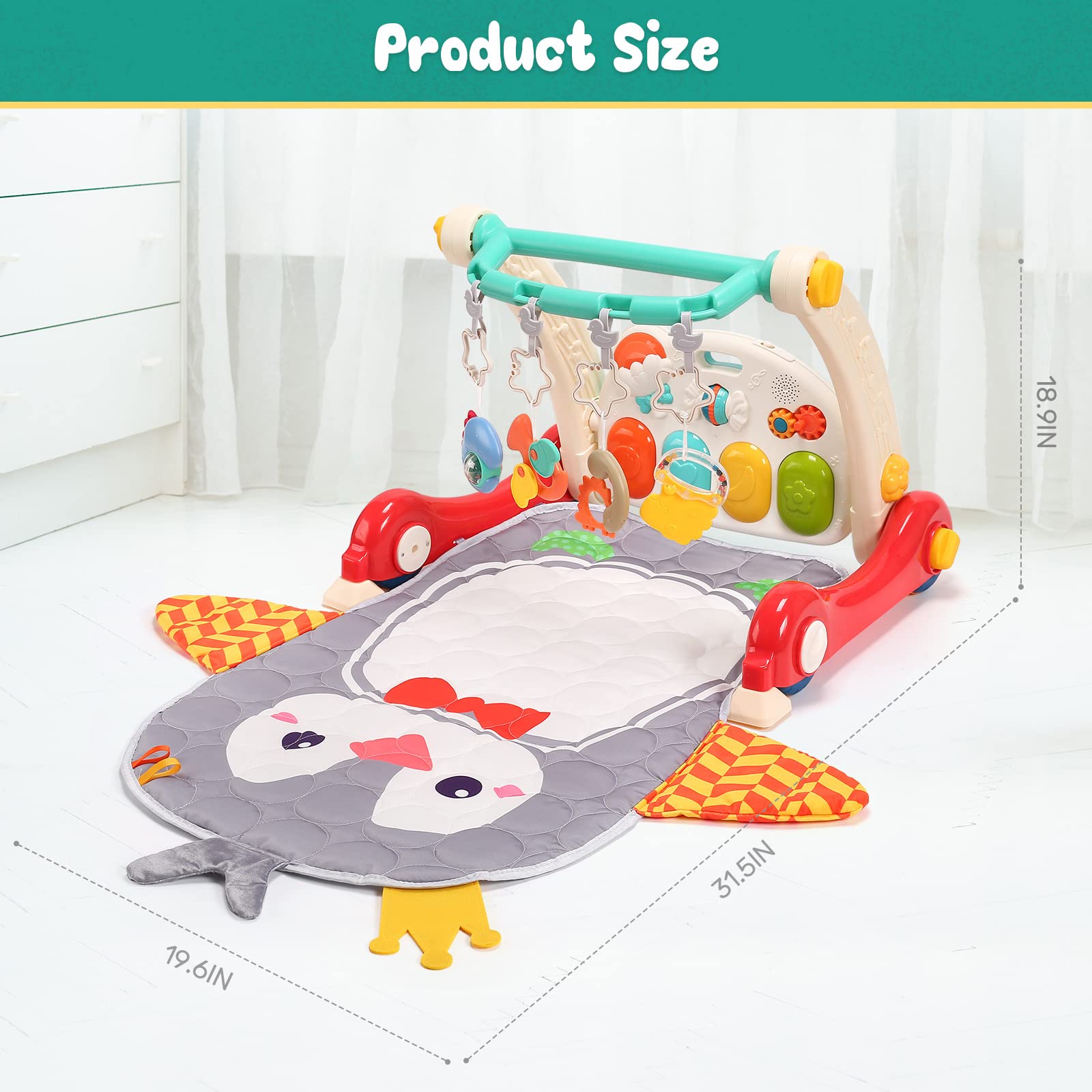 Cute Stone Baby Gym premium packaging makes a thoughtful newborn gift.