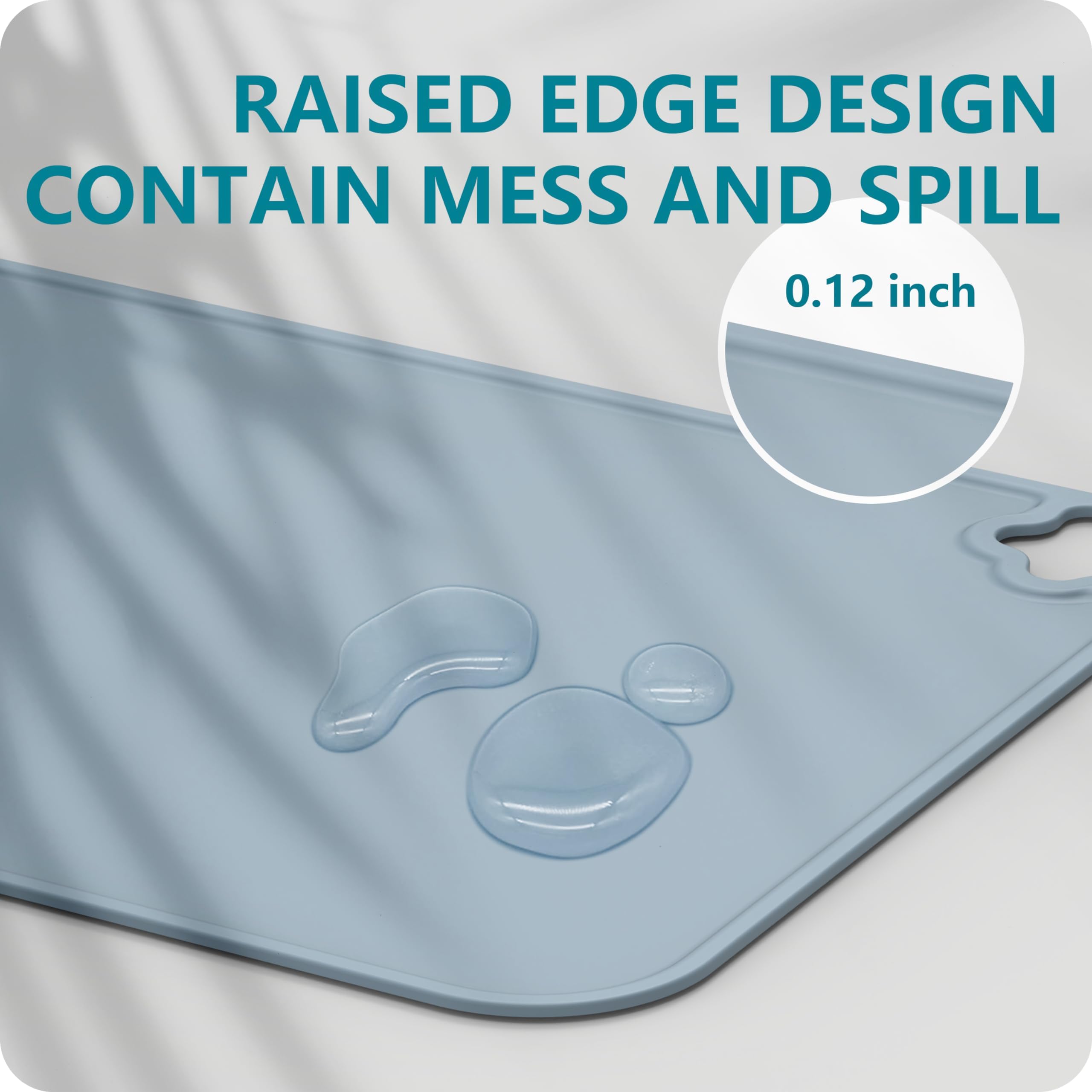 Cutebe restaurant-travel placemat fits bags for on the go meals.