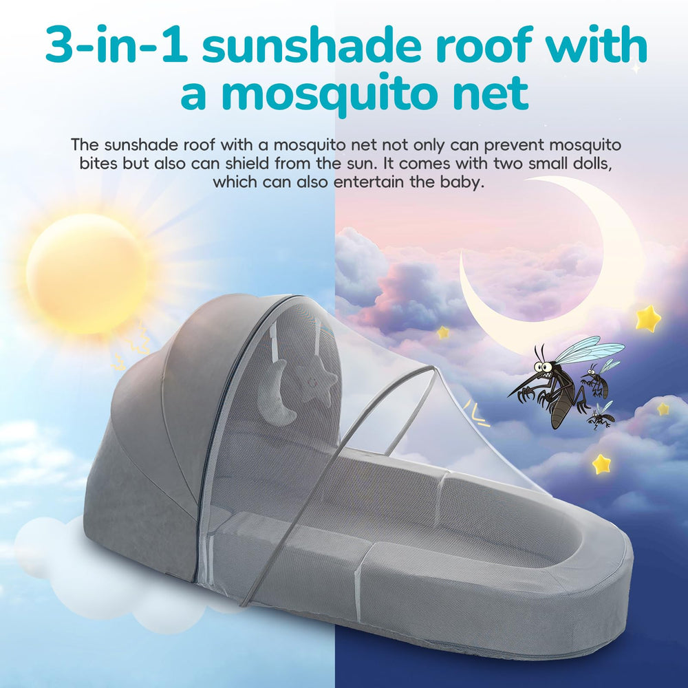 Soft waterproof fabric feels gentle and cleans easily.