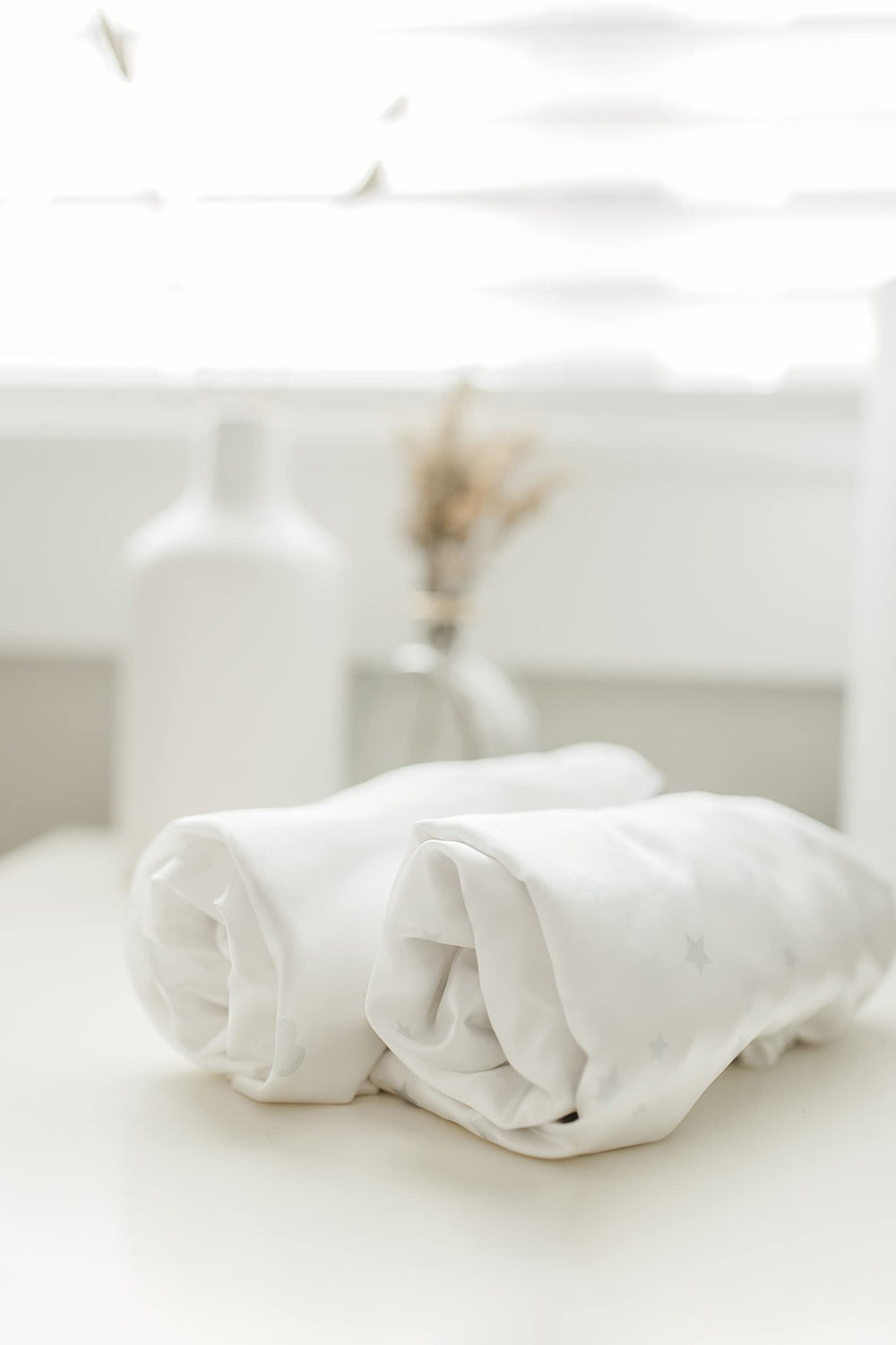 CutieCozy satin crib-sheet top-bottom-labeling aids quick setup.