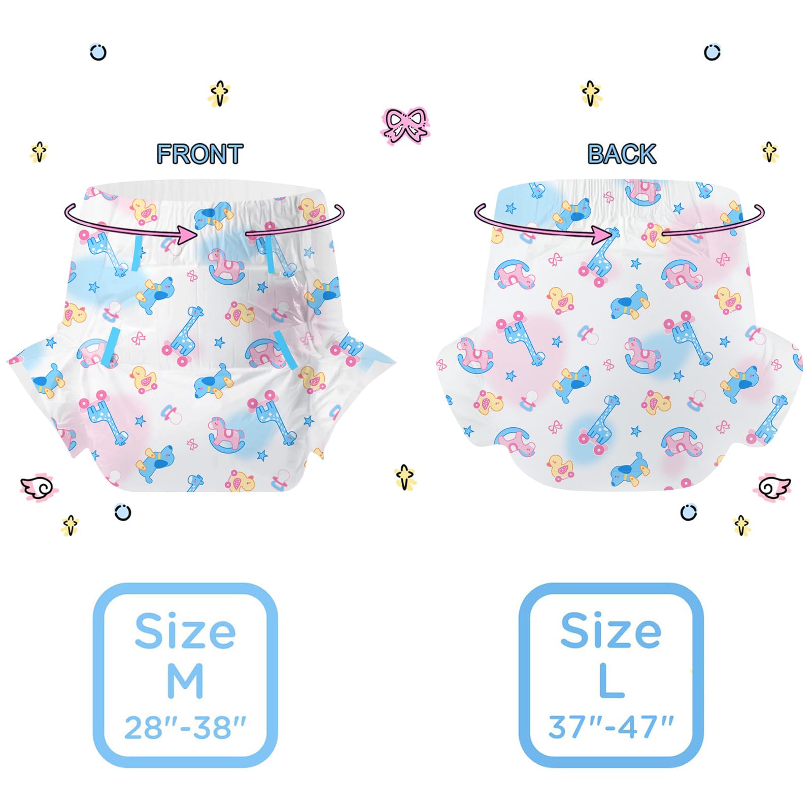 CutiePlusU diaper core uses fluff pulp and SAP for effective absorption.