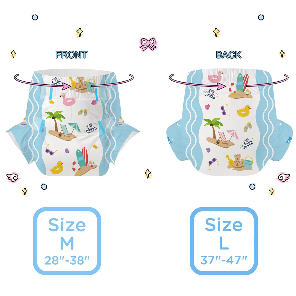 CutiePlusU absorbent core with fluff pulp and SAP