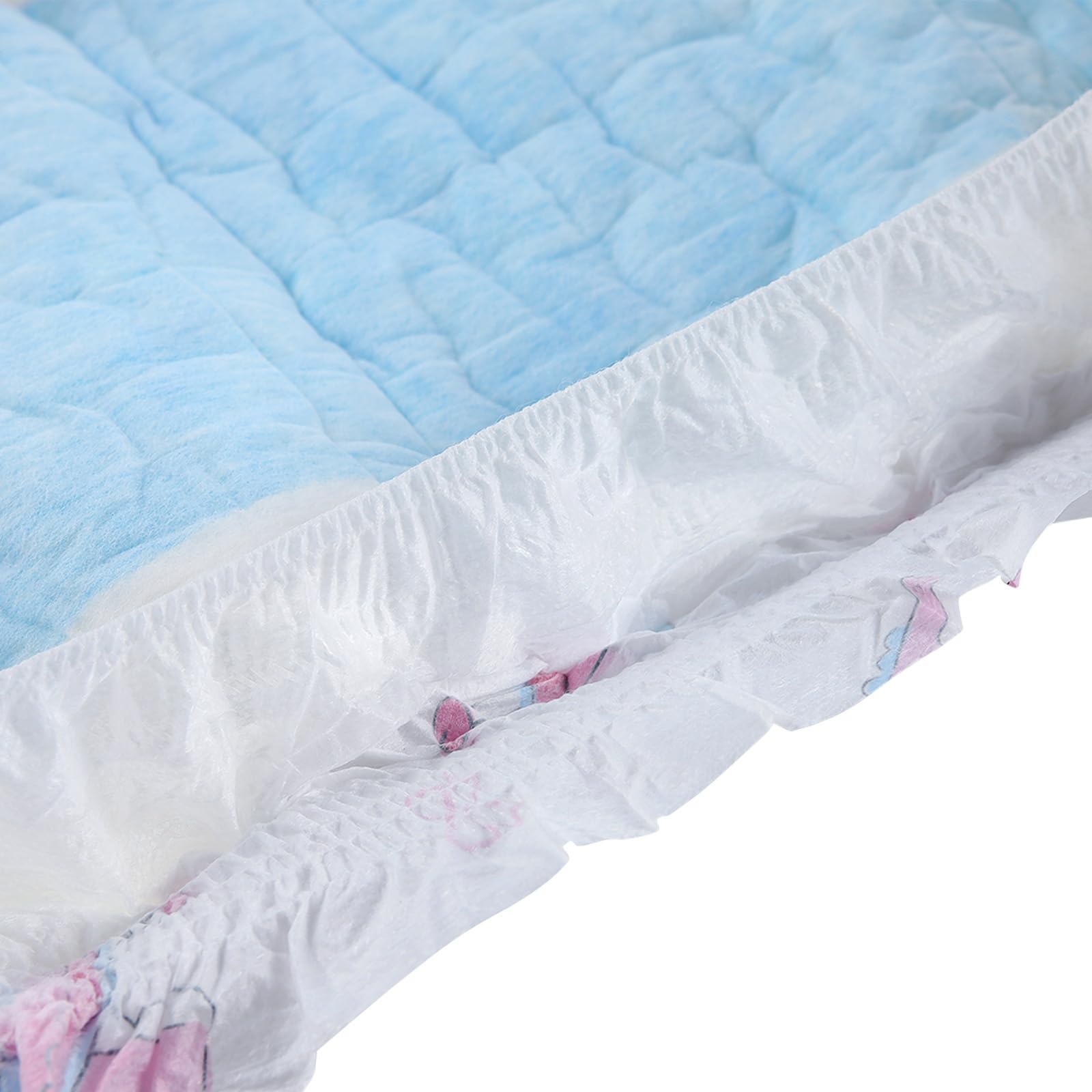 CutiePlusU blue acquisition layer highlights fast distribution for dryness.