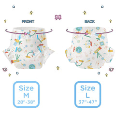 CutiePlusU dry top layer keeps skin cool and dry.