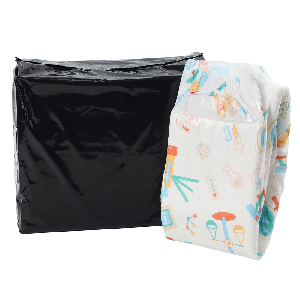 CutiePlusU Genius Baby diaper leg cuffs provide leak guarding around the thighs