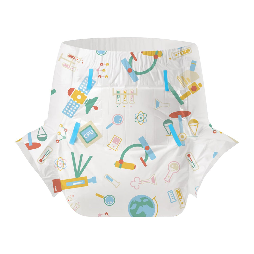 CutiePlusU Genius Baby diaper tape shows adjustable fastening for a snug fit