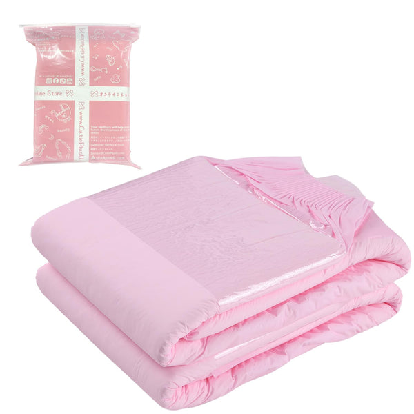 CutiePlusU pink design diaper back sheet for safety and discreet wear.
