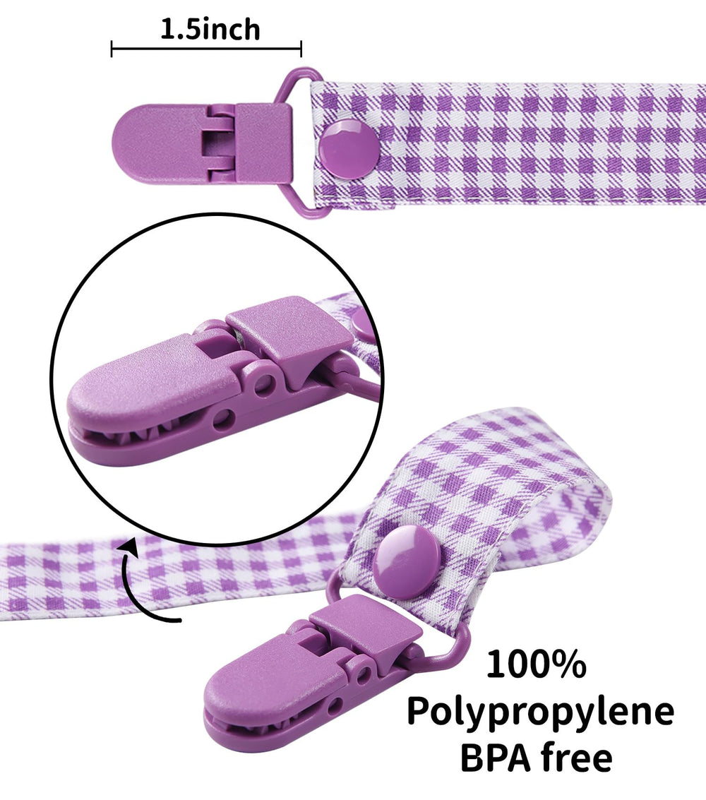 CutiePlusU lightweight, BPA-free POM clip for safe, comfortable wear.