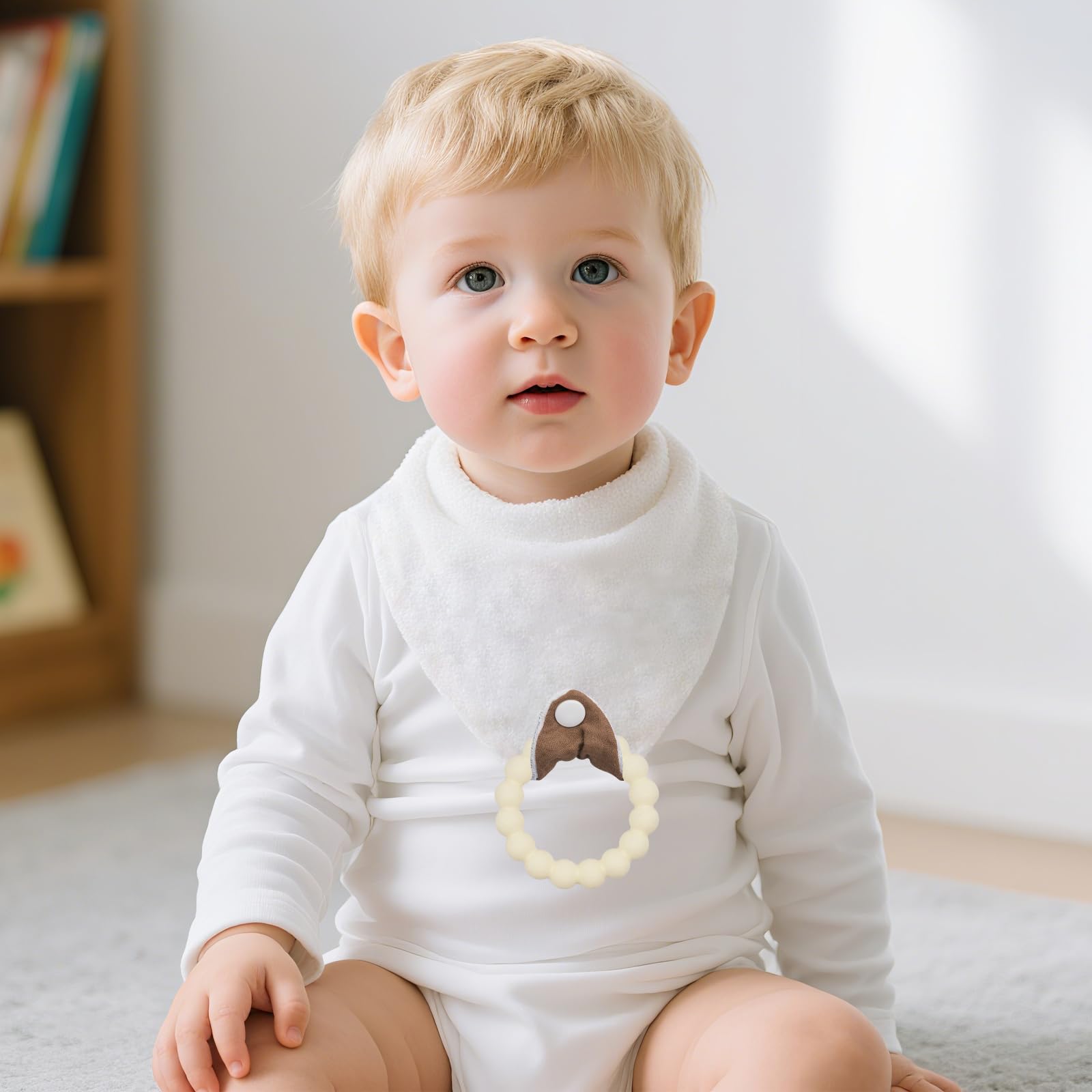 CUXFLS minimalist solid-color bibs offering stylish, versatile pairing with outfits.