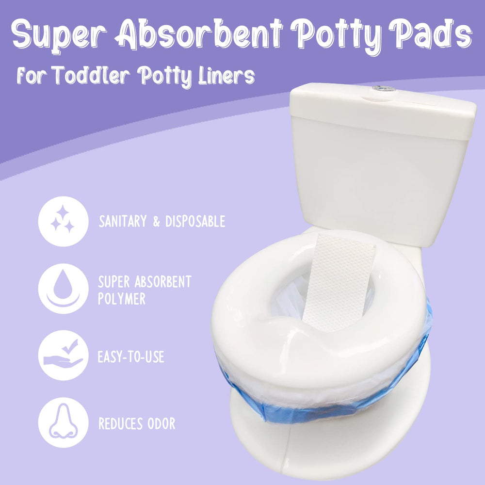 CUXFLS potty pad easy to clean and use in any toilet area.