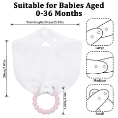 CUXFLS teething set silicone teether, soft and safe for babies to chew.