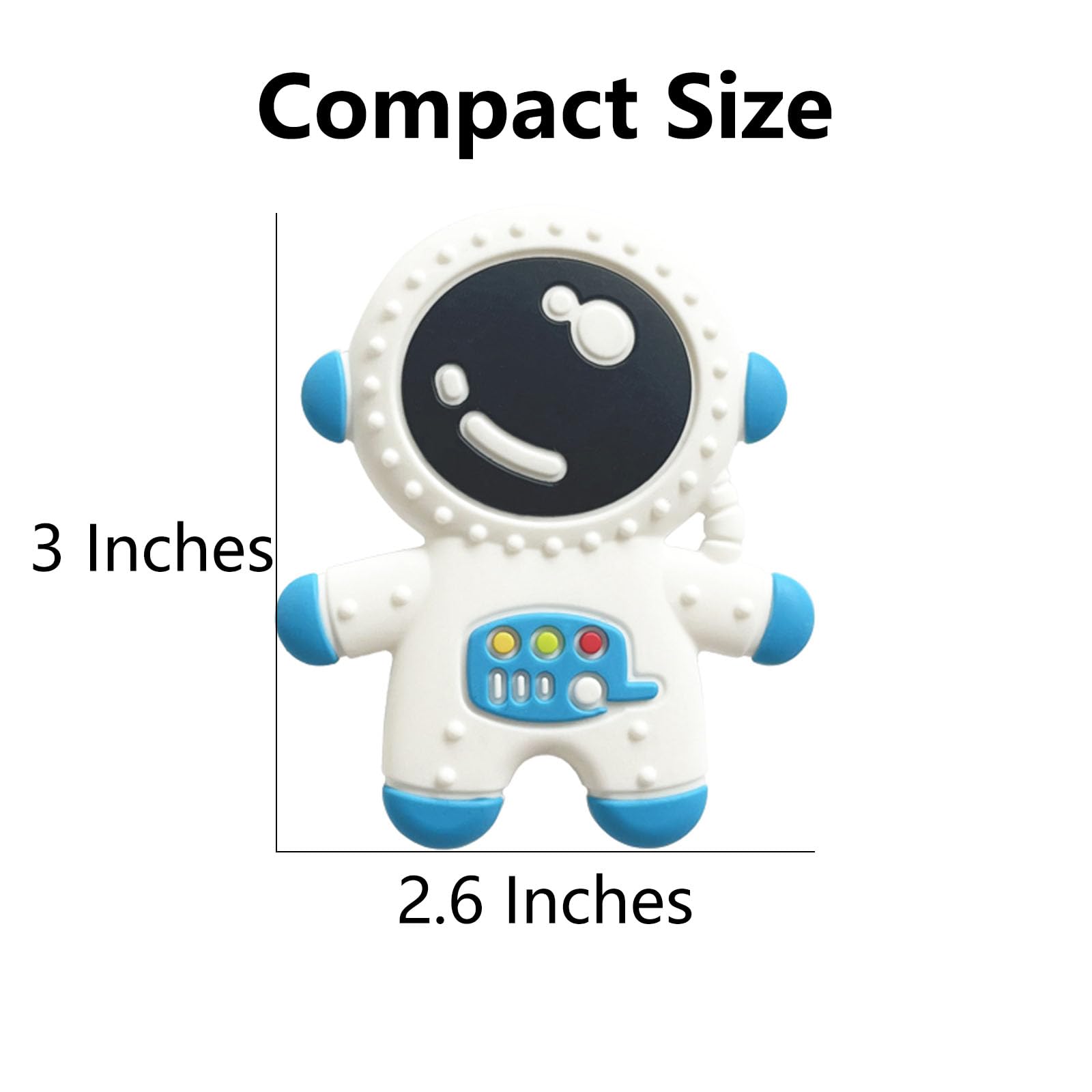 Cuxnoo spaceman teether makes a thoughtful baby gift.