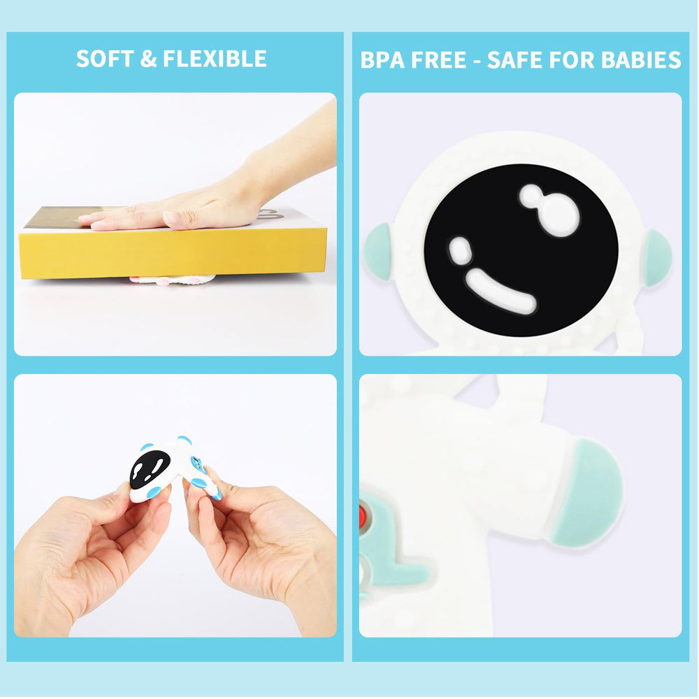 Cuxnoo temperature-safe teether resists extreme temperatures safely.