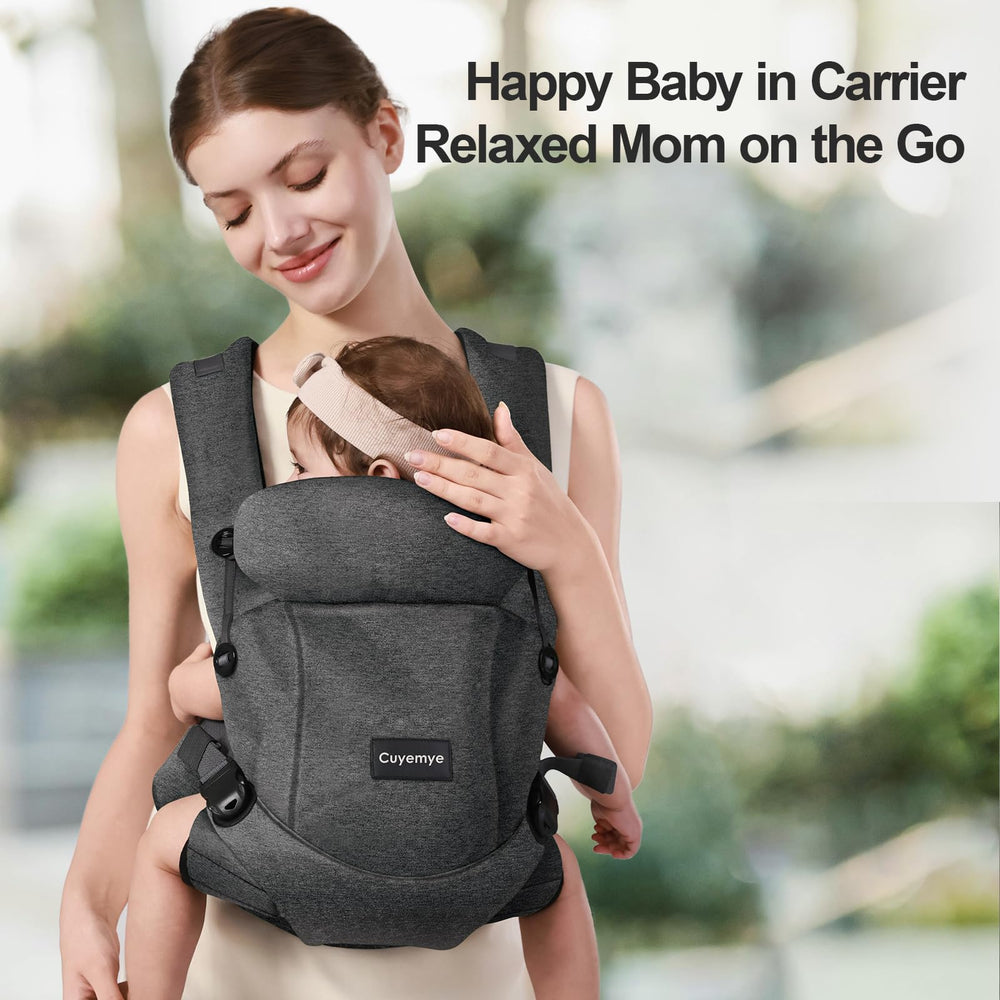 Cuyemye carrier with breathable mesh padding for all-day comfort.