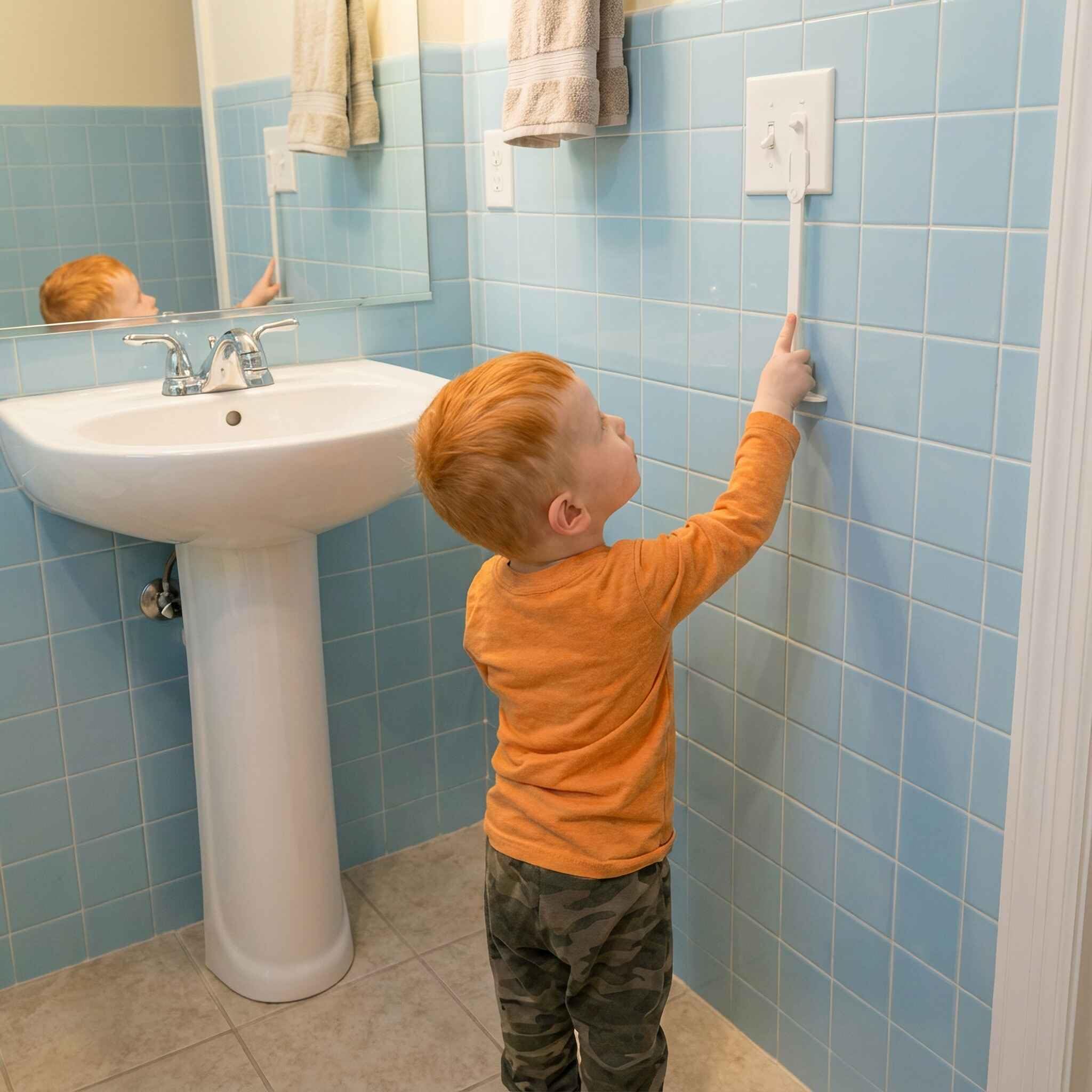 CyberNexus extender used in a nursery to support toddler independence