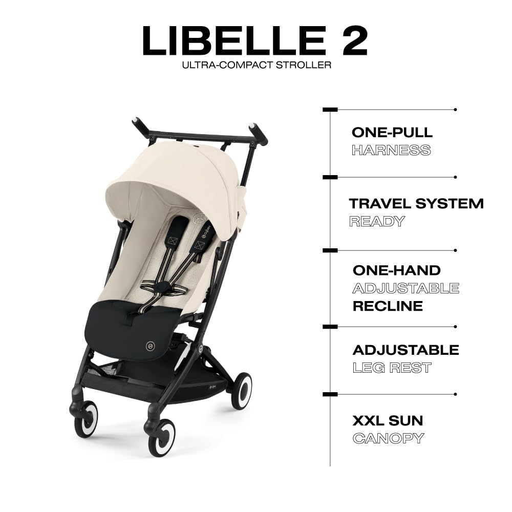 Cybex Libelle 2 smooth front-wheel suspension for comfortable ride