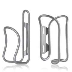 Cyclesavvy titanium bottle cage front view highlights ultra-lightweight, durable construction for road and MTB.