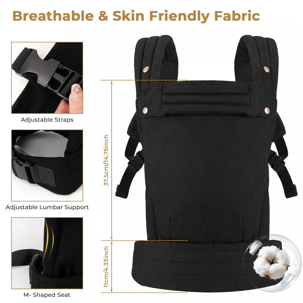 CycleMore baby carrier in explore mode allowing infant to view surroundings safely