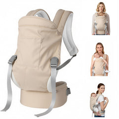 CycleMore baby carrier ivory with hip-healthy M-position supports growing infants