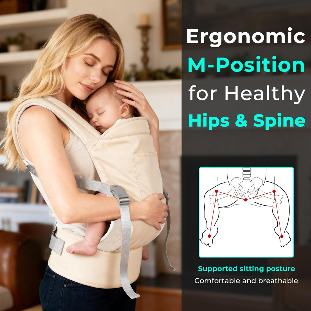 CycleMore X-back design provides ergonomic lumbar support for parents