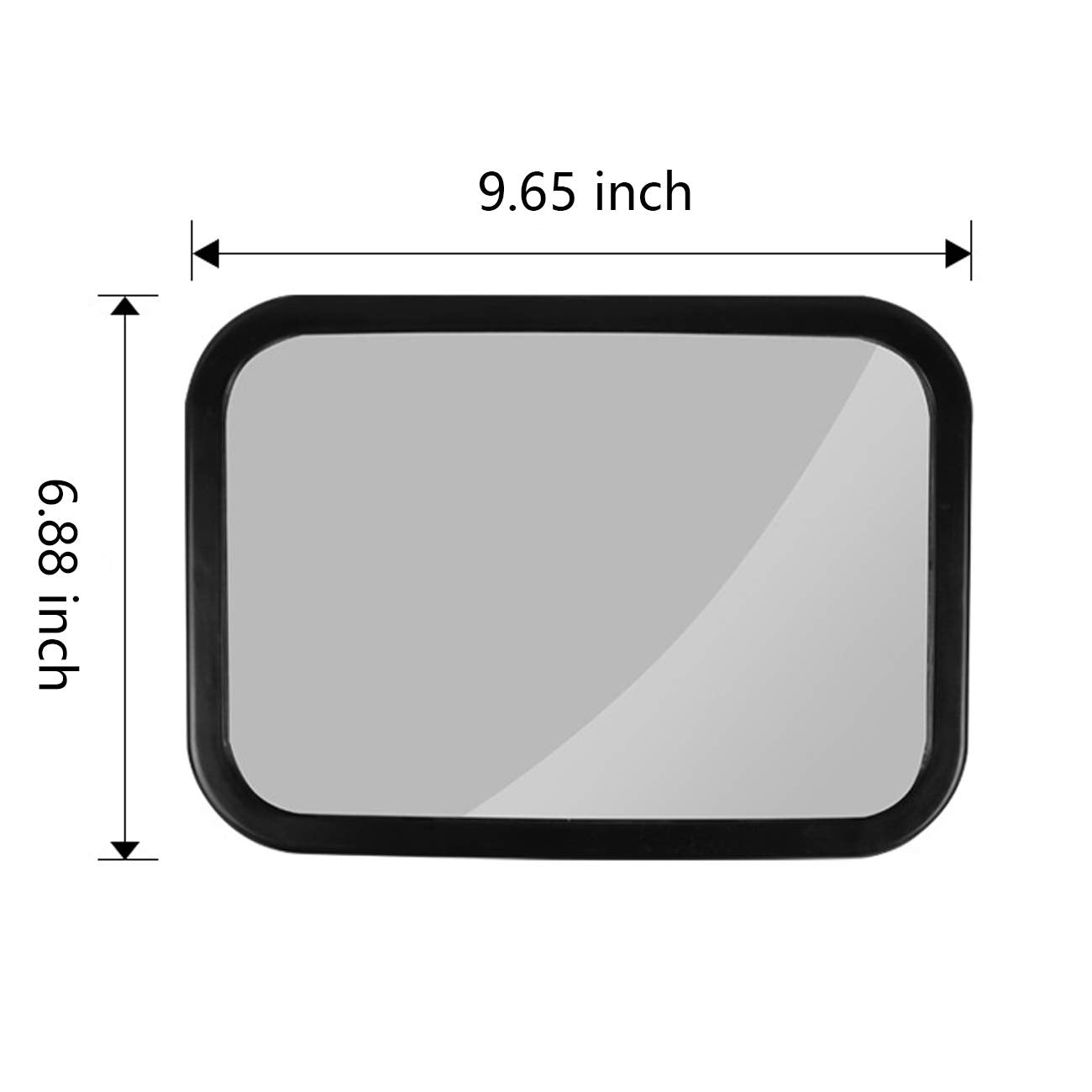 CYDZSW durable strap system keeps the mirror secure during drives.