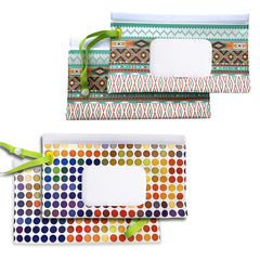 CYG&CL 4-pack wipes pouch for compact travel and diaper bag organization.