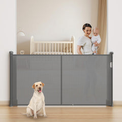 Cylrod 71-inch gate extended for wide openings and stairs