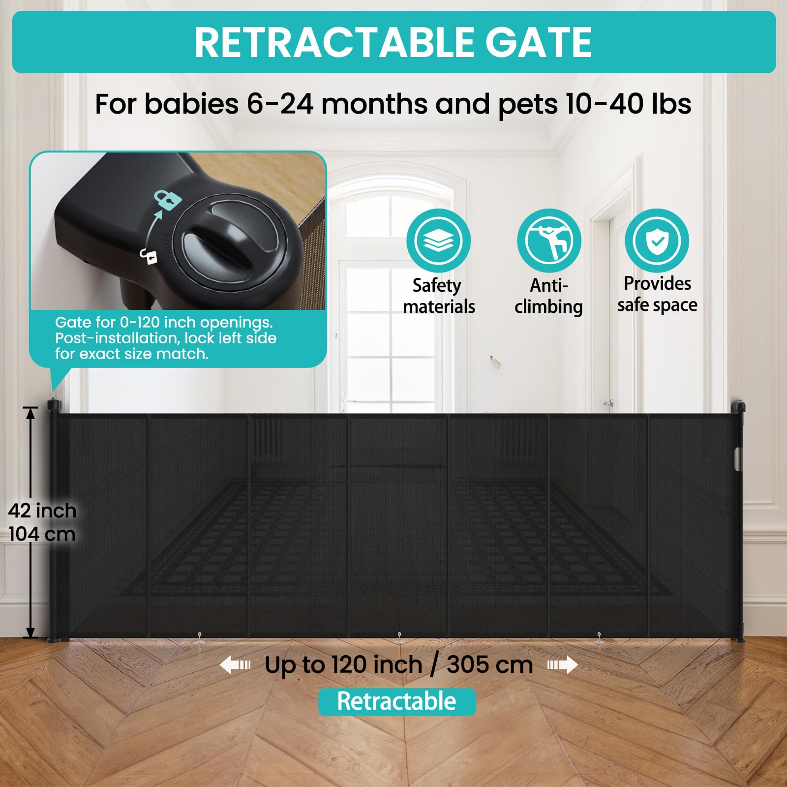 Cylrod easy baseboard installation with adjustable bracket