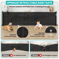 Cylrod mesh gate usable indoors and outdoors in wide spaces