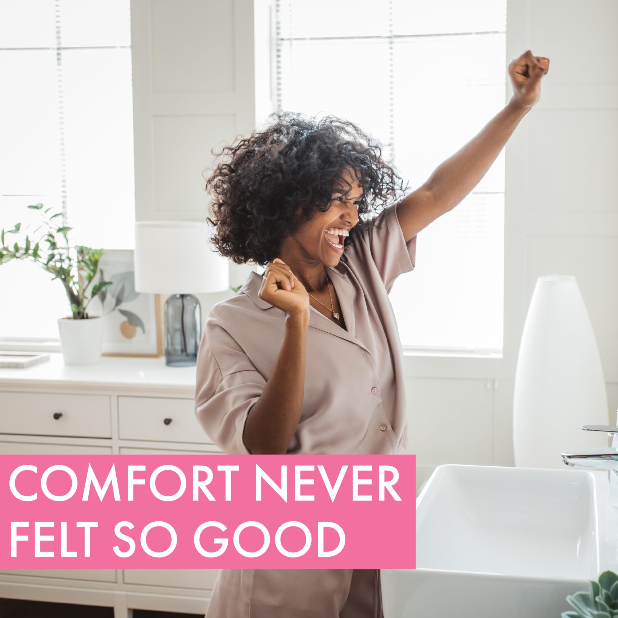 Easy squeeze design supports comfortable cleansing