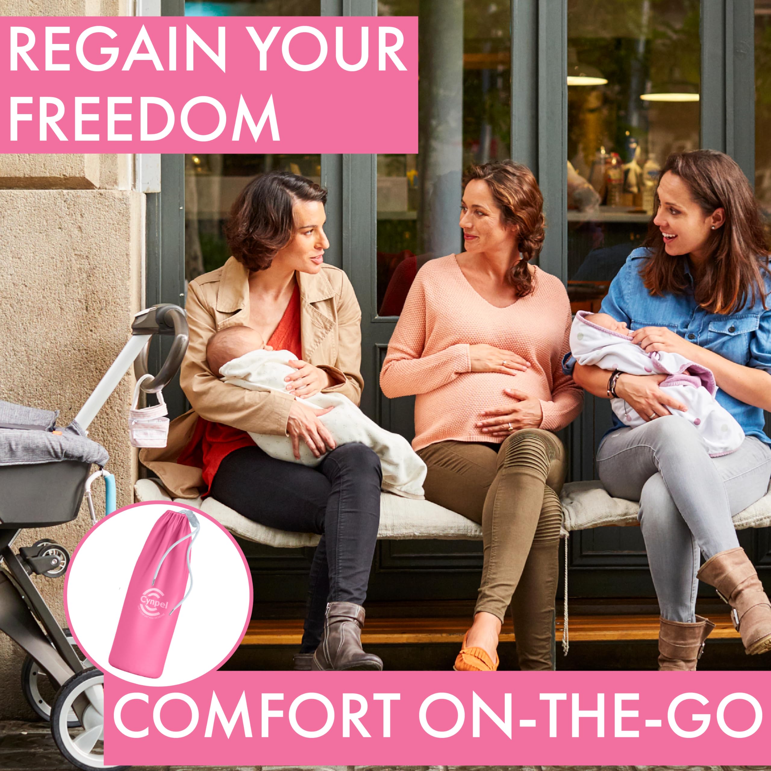 Portable peri bottle ready for on the go postpartum care
