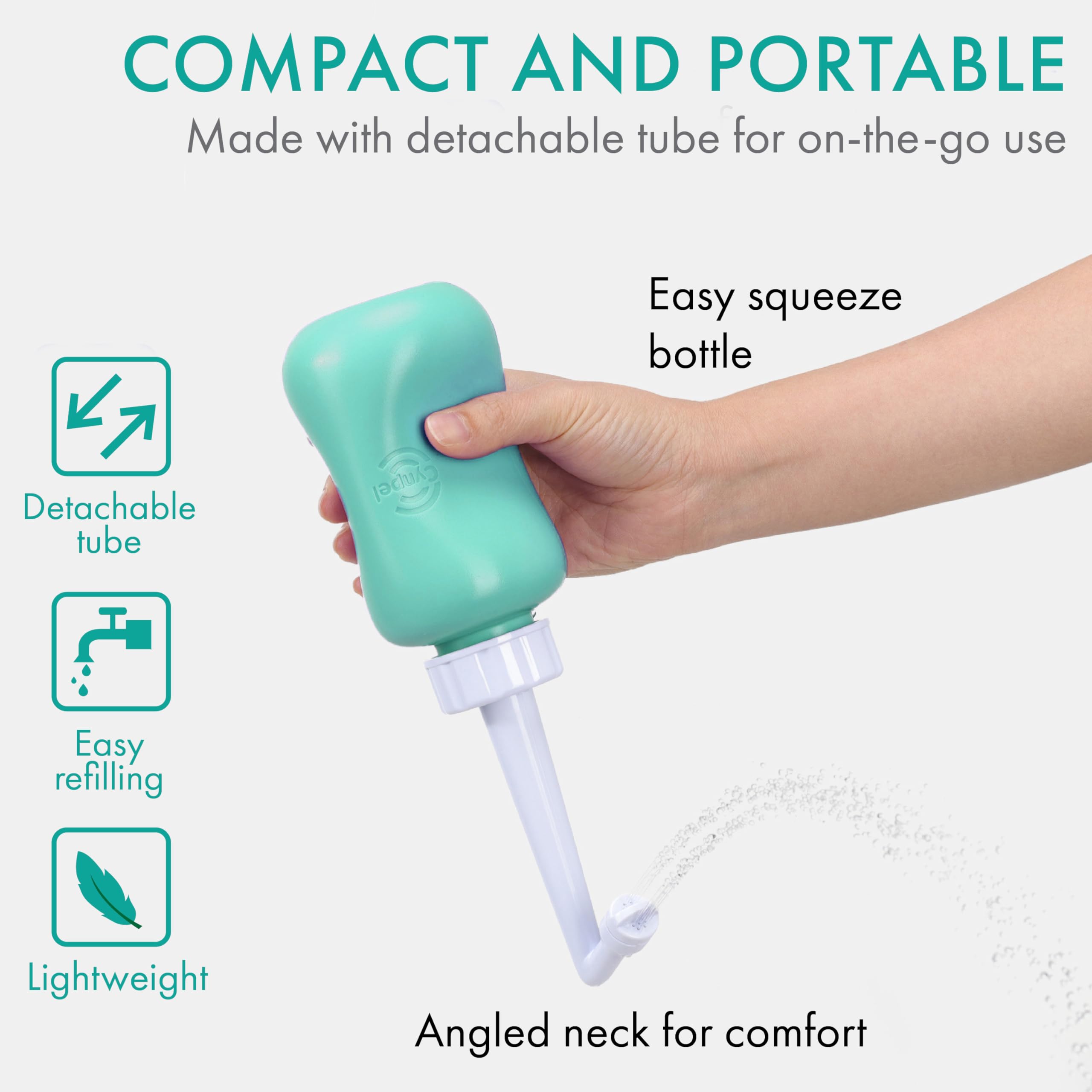 Cynpel peri bottle 12-ounce capacity ready for full cleanse