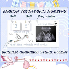 CypherX stork-delivery illustration frame adds whimsical charm.