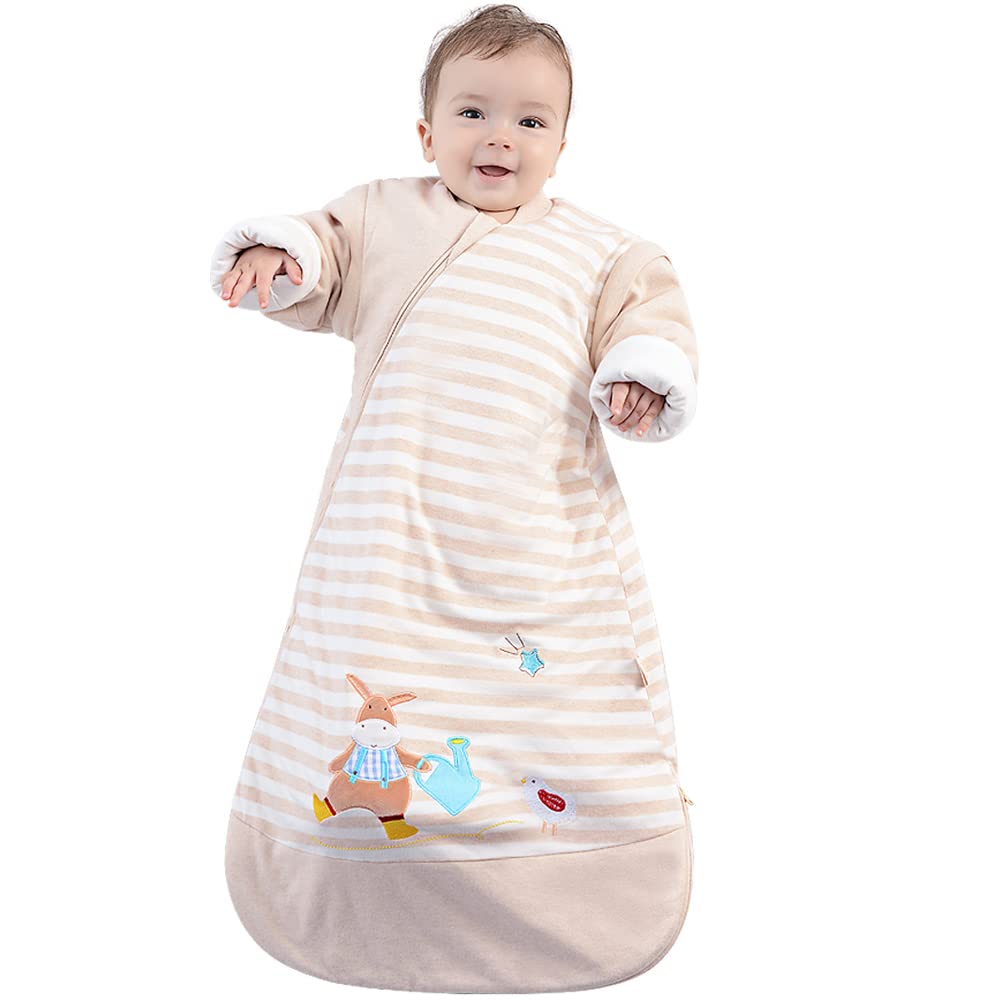 CYUURO baby sleep sack with closed legs for comfortable, secure rest