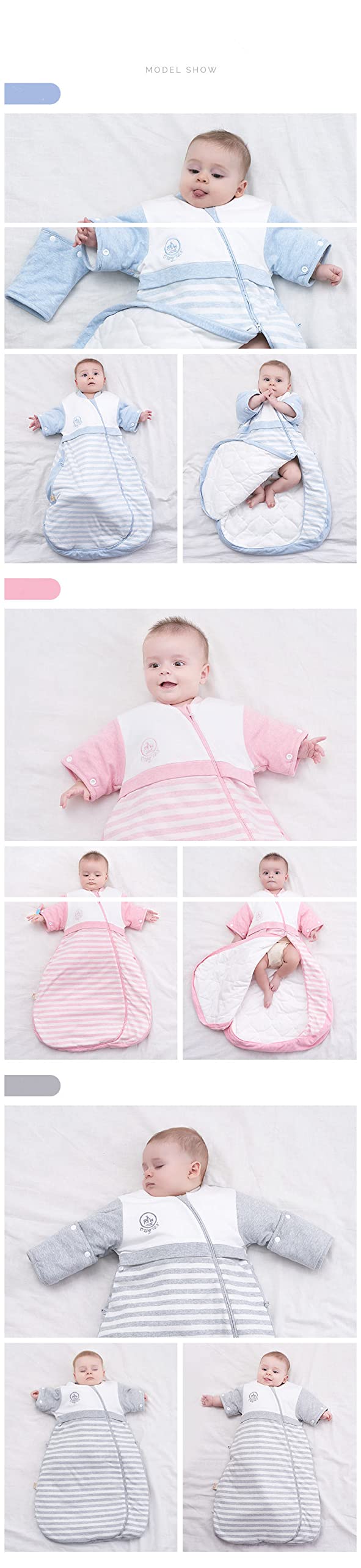 Cyuuro pink sleeping bag care guide highlighting gentle washing