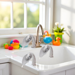 Czhotg easy-clip faucet extender installs without tools