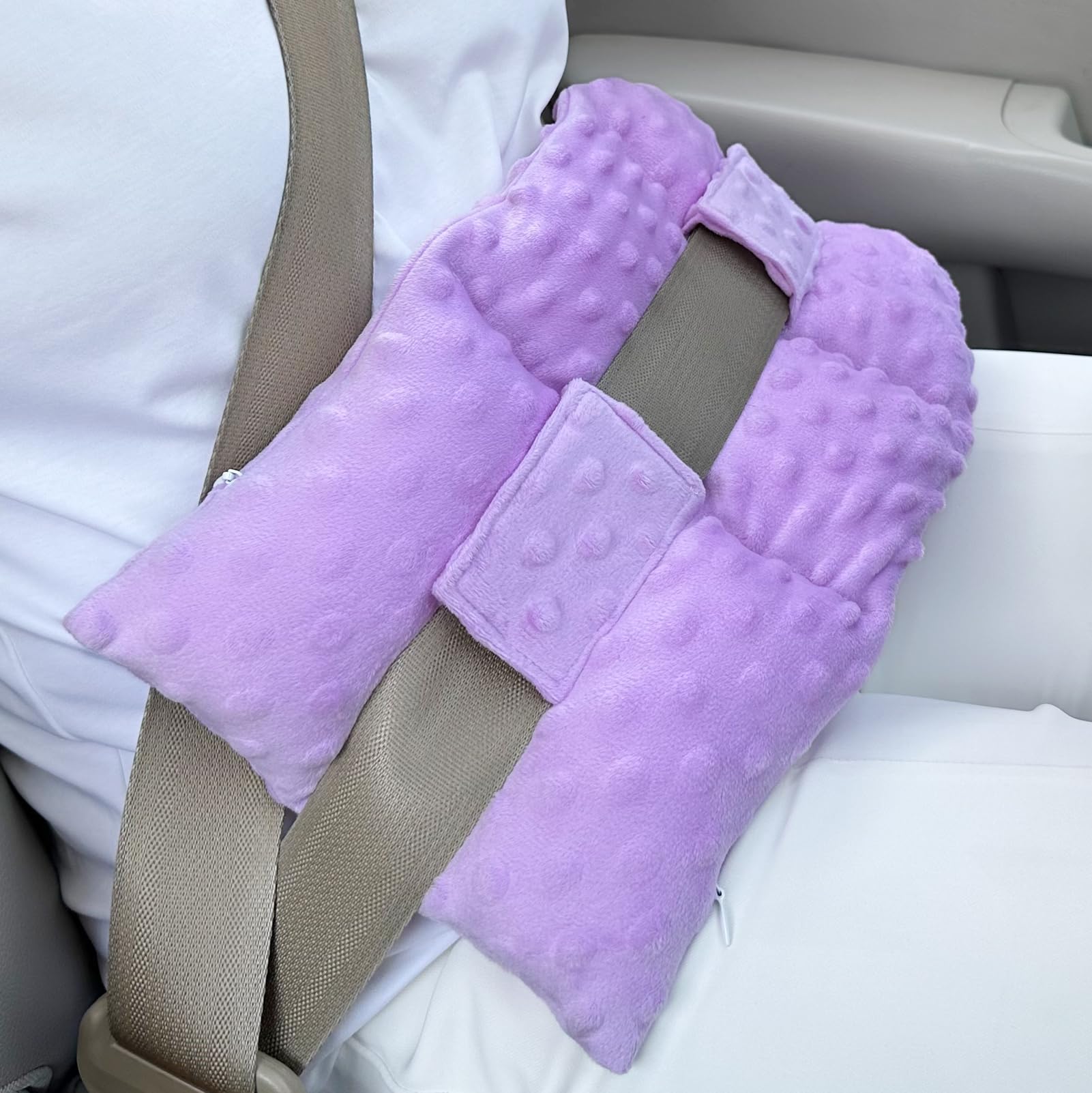 D. Cozy Ostomy Seat Belt Pillow main cushion for driving comfort.